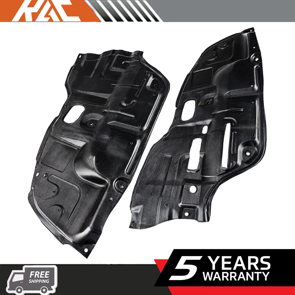 2pcs Left & Right Side Engine Splash Shield For 2002 2003-2006 Toyota Camry