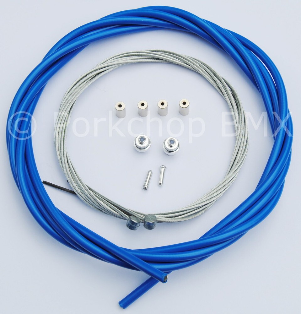 Basic Bicycle Brake Cable Kit for BMX/MTB - BLUE