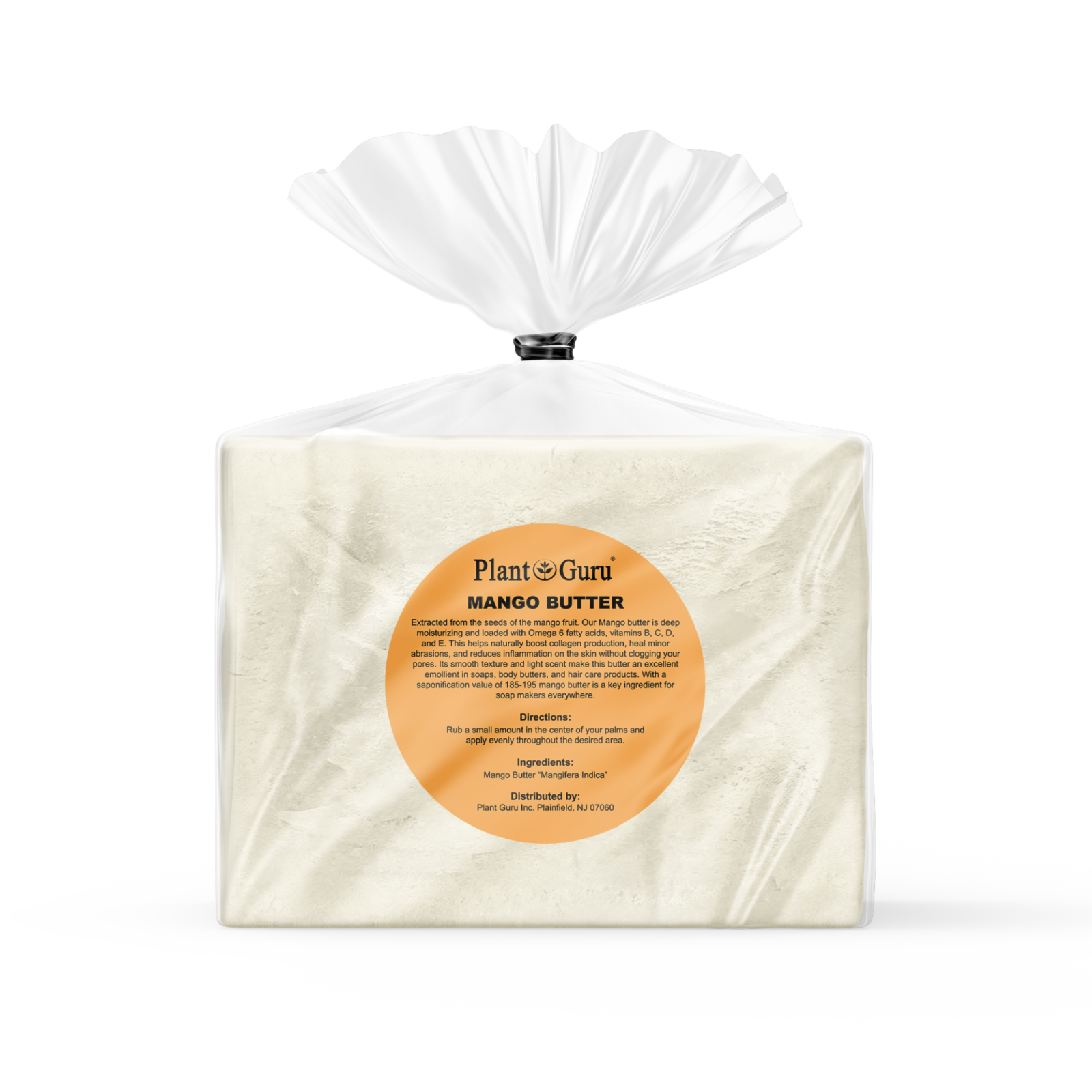 Raw Mango Butter 100% Pure Organic Natural Unrefined For Skin Body Hair Bulk