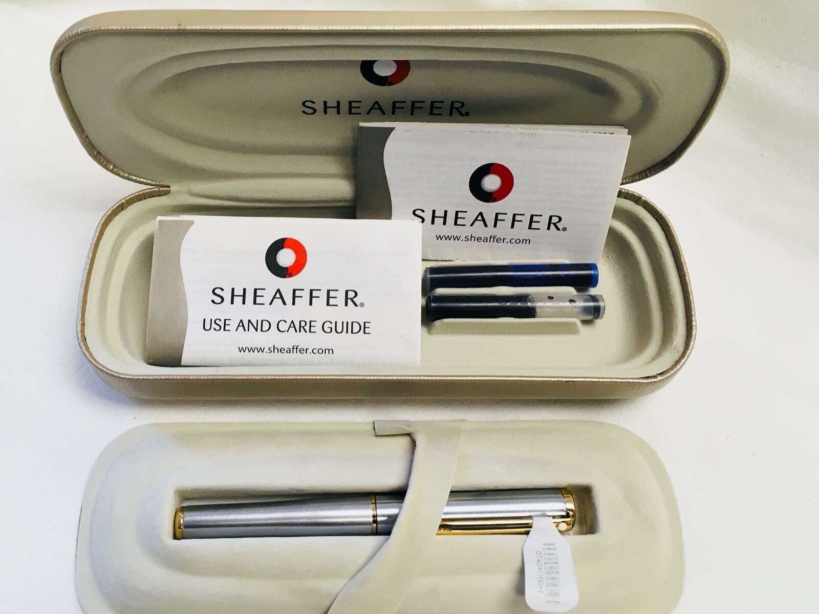 Sheaffer Agio COMPACT Brush Chrome "M Nib" Fountain Pen