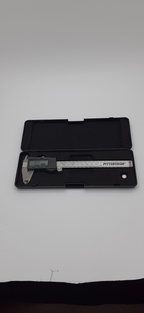 Pittsburgh 6" Digital Caliper in Hard Case Stainless Hardened
