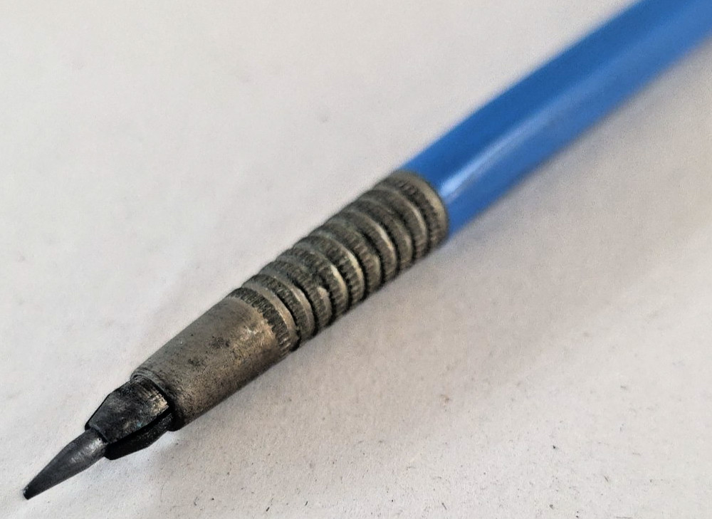 4" Vemco Drafting Compass x/ Box, 3 Drafting Pencils, Lead, Ruler & Sharpener