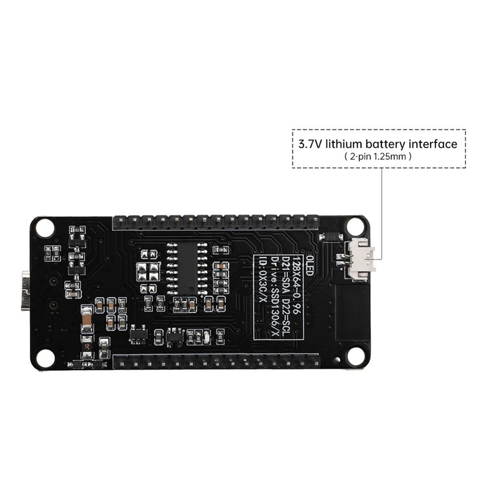 ESP-WROOM-32D WIFI Bluetooth Development Board CH340 with 0.96 OLED-Bi6286