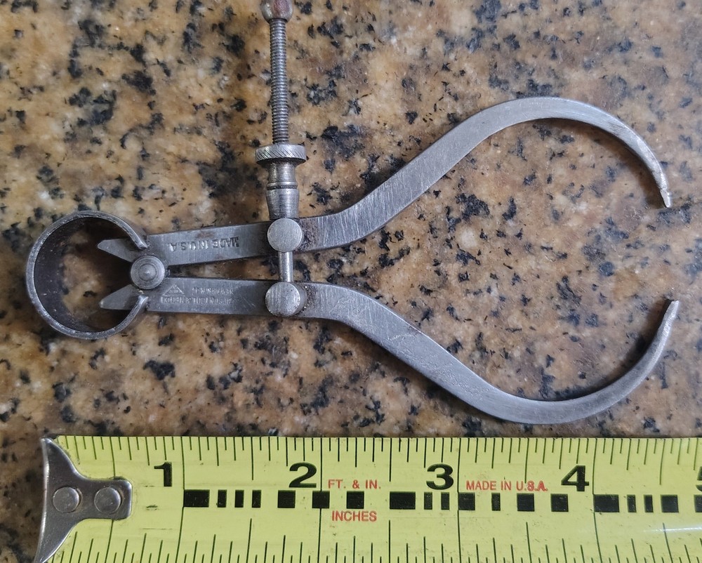 🗽 VINTAGE SAMPSON TOOL 4" ID CALIPER