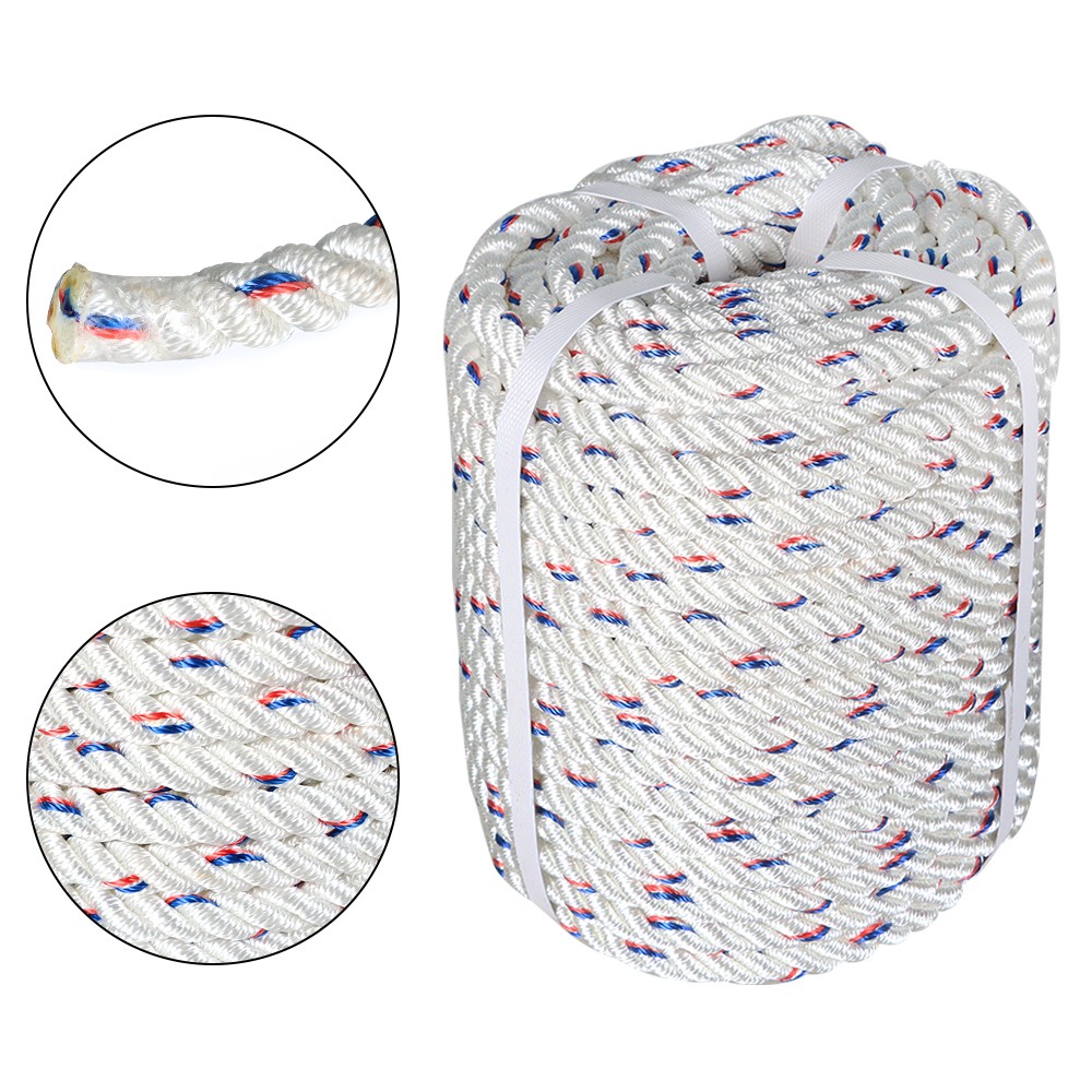 5/8"x 150' Double Braid Polyester Arborist Bull Rope Tree Rigging Line