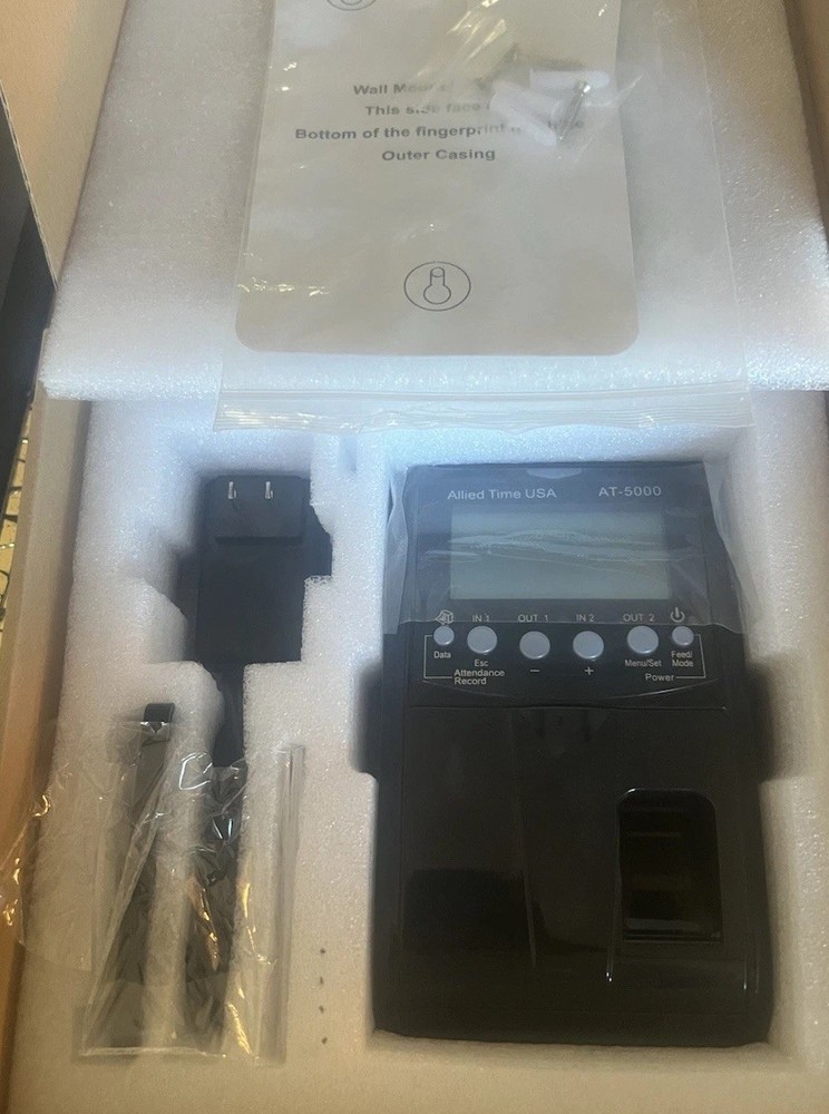 Fingerprint & RFID Calculating Time Recorder-time clock