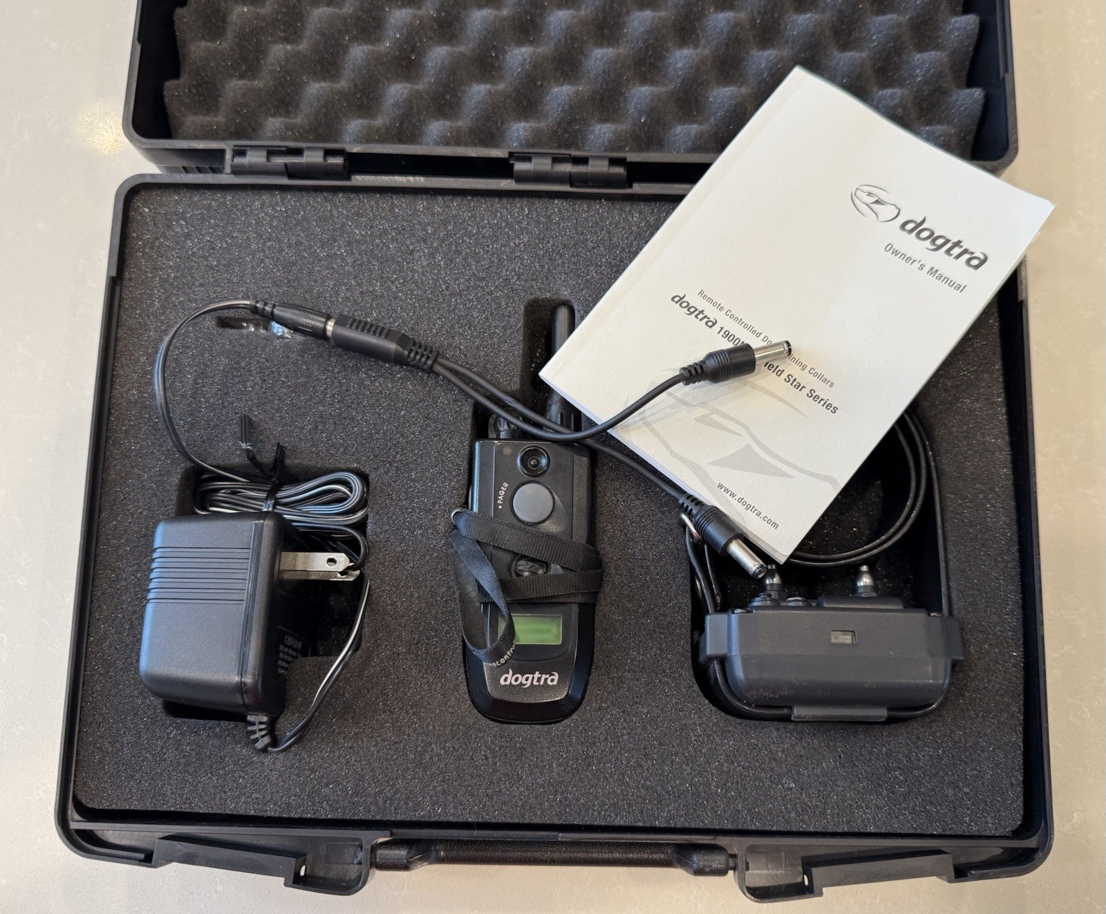 Dogtra 1900NCP Field Star, Remote Controlled Dog Training Collar, NEW BATTERIES