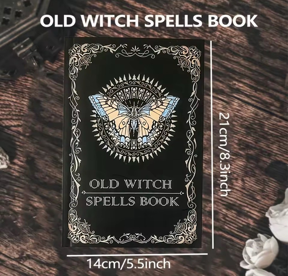 Old Witch Spells Book - Essential Tool for Witches & Wizard Beginners