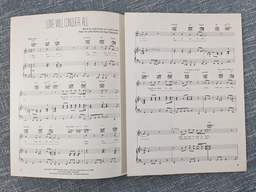 Love Will Conquer All by Lionel Richie1986