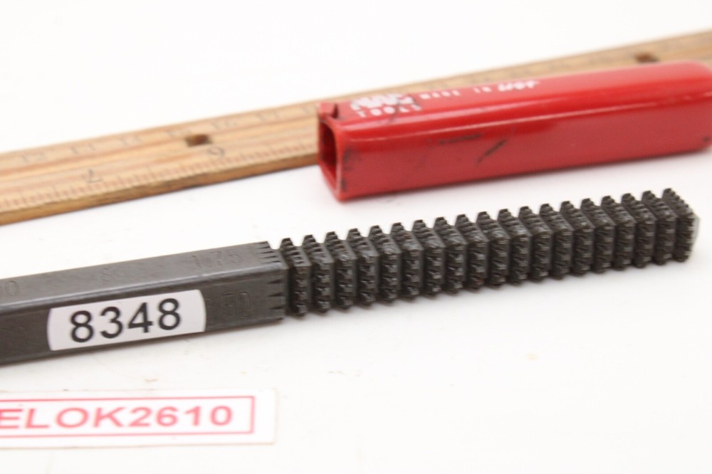 Mac Tools TRM8 Metric Thread Restoring File Red Rubber Handle USA