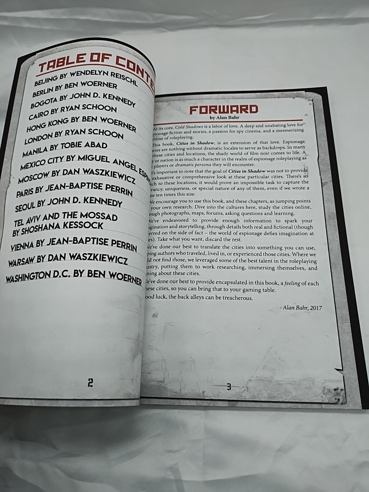 Cities In Shadow RPG Settings Book Gallant Knight Games