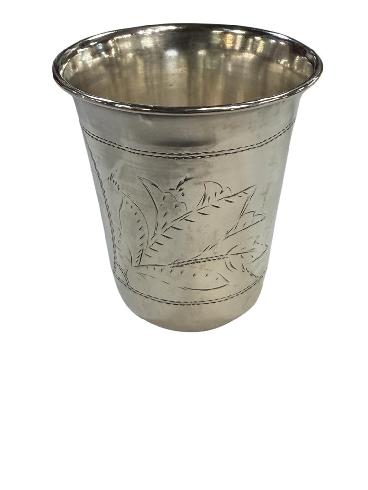 ANTIQUE RUSSIAN KIDDUSH CUP SILVER 84 RUSSIAN