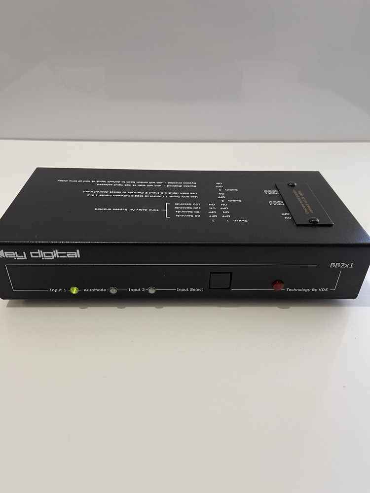 KeyDigital BB2x1 Switcher With Power Adapter