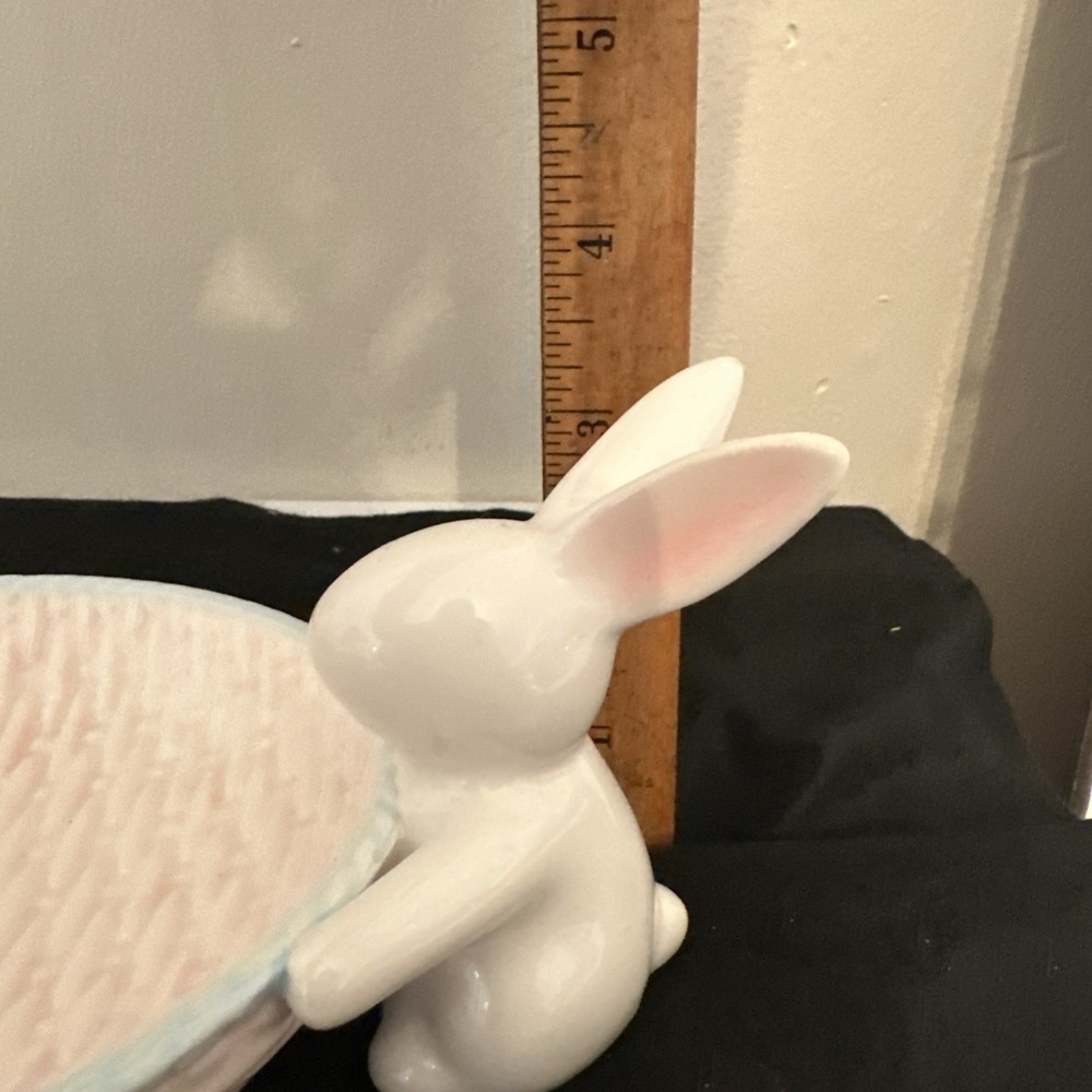Pre-owned Bunny Shaped Candy Egg Dish