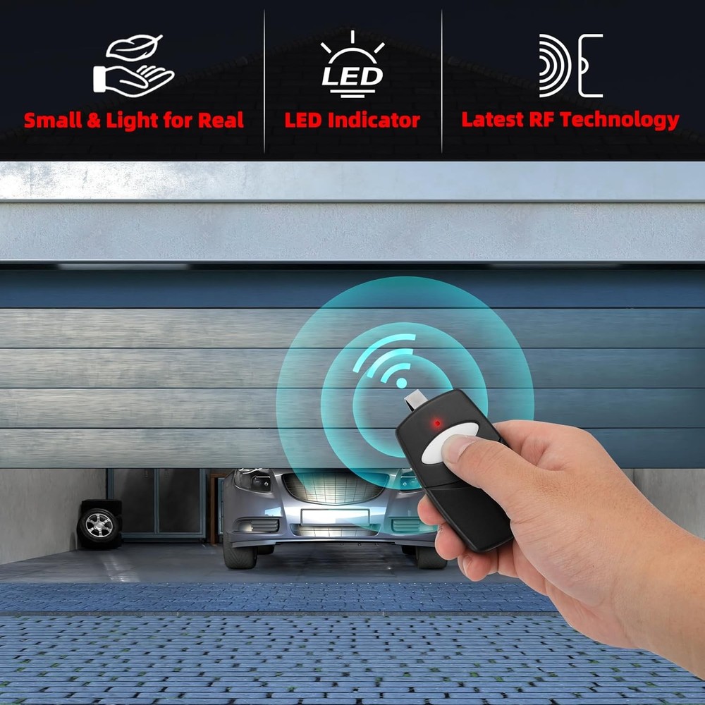 3089 Multi-Code Gate Opener Remote with 10 Dip Switch Garage Door 1 PACK