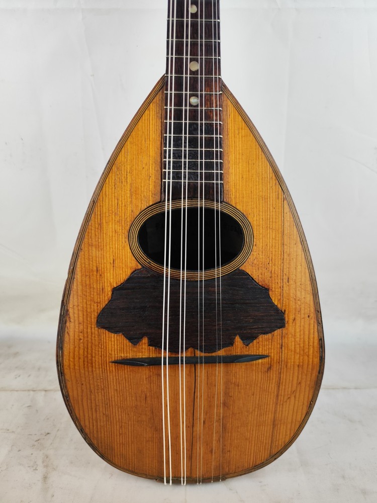 Mandolin 4/4 Paolo Stradini E Figlio Napoli 1900 曼陀林 만돌린マンドリン