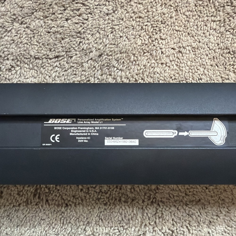 COLUMN ONLY Bose L1 Line Array Speaker System Tower & Case Only READ