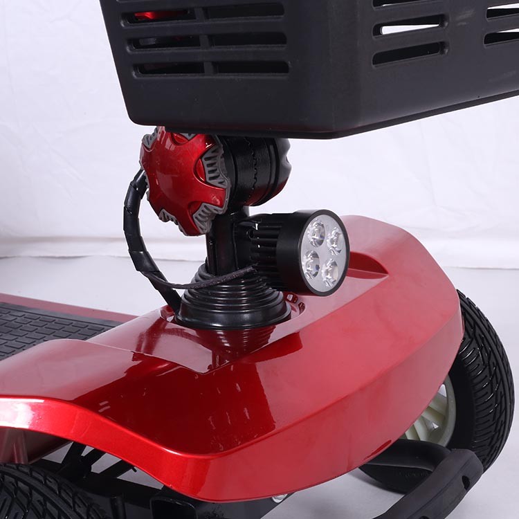 Mobility Scooter 4 Wheel Electric Powered 12.4miles Range 300W 419lbs Capacity