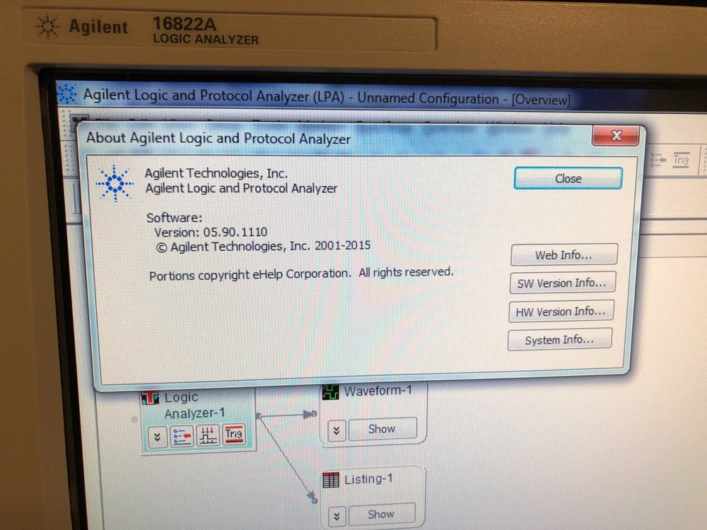 Agilent 16822A 68 Channel Logic Analyzer 48 Channel Pattern Generator