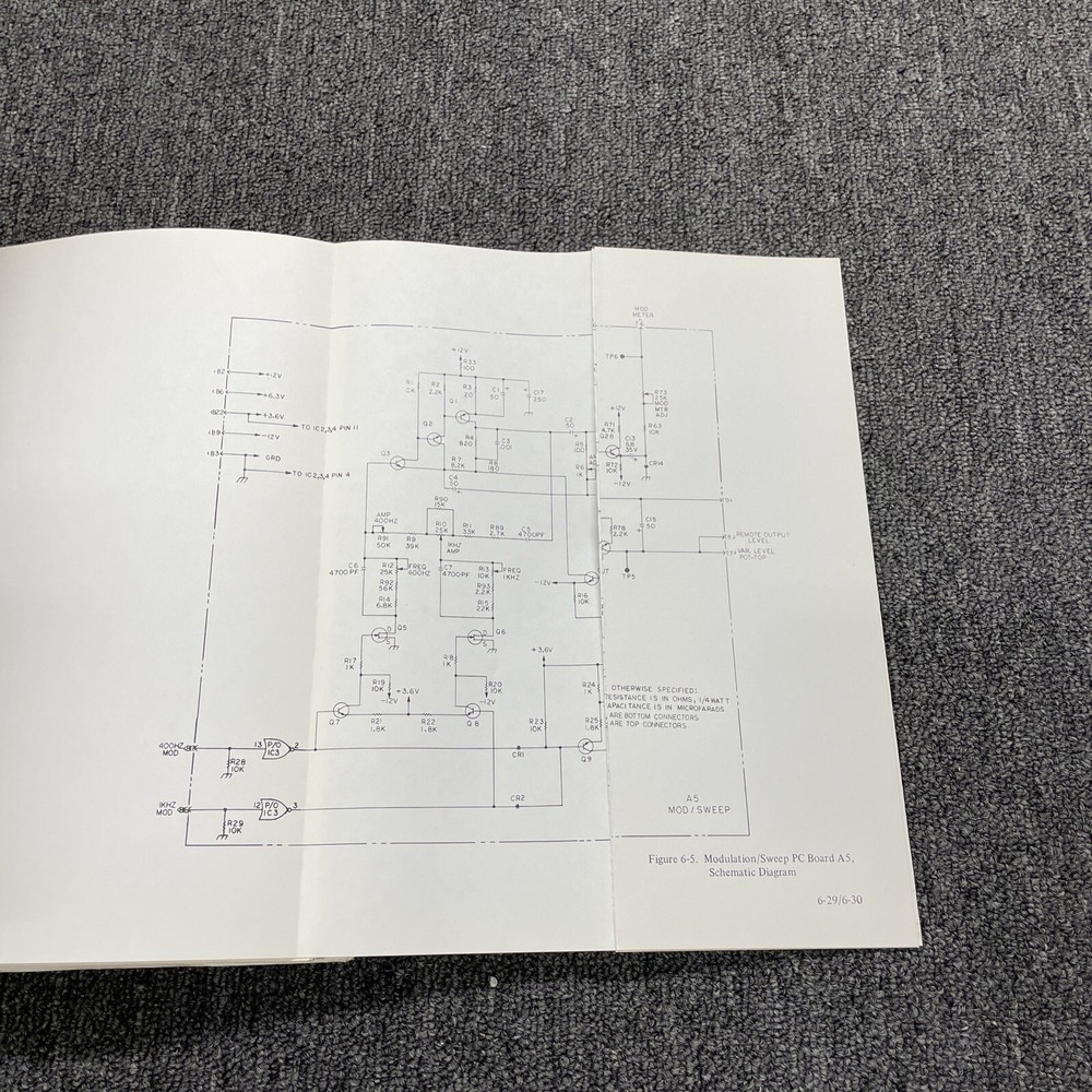 PRD Electronics Type 7808 Signal Generator Operating Instruction 1976