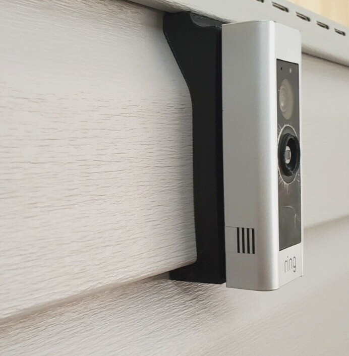 Ring Wired Doorbell Plus (Ring Pro) Dutch Lap 4.5 Siding Mounting Bracket Wedge
