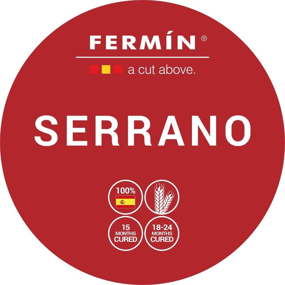 Serrano Ham (Bone-in) 18-24 months/Jamon Serrano/by Fermin