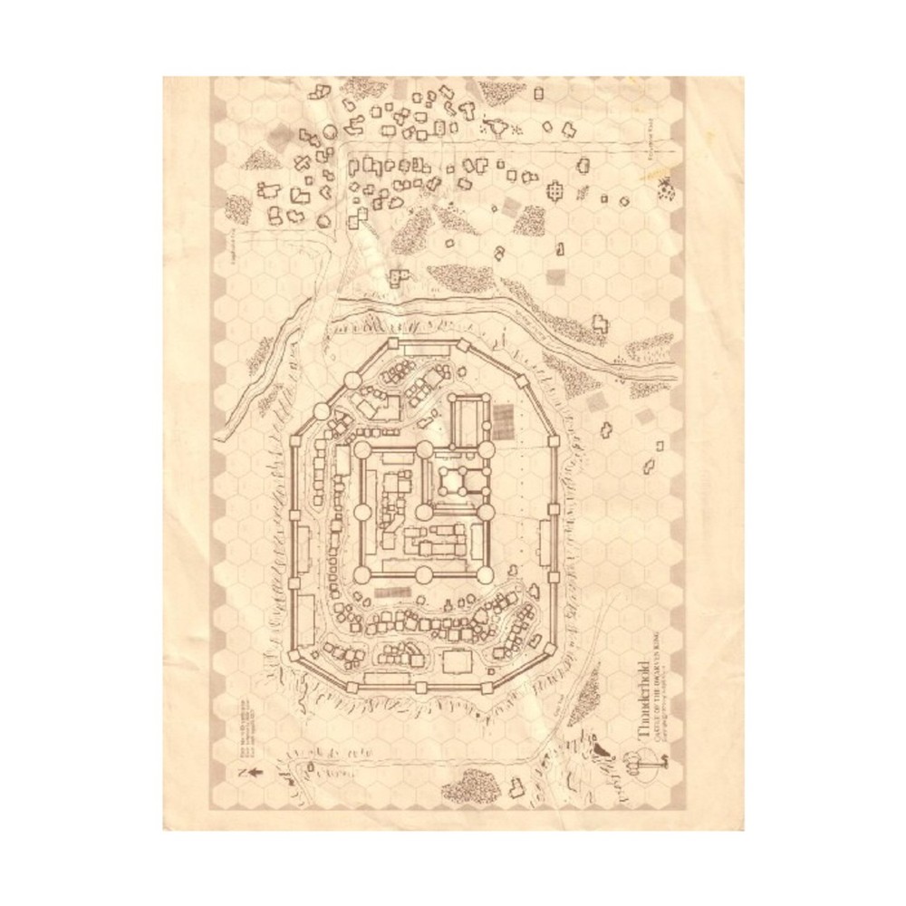RPG Accessory Tegel Manor - Thunderhold Map (Players) VG