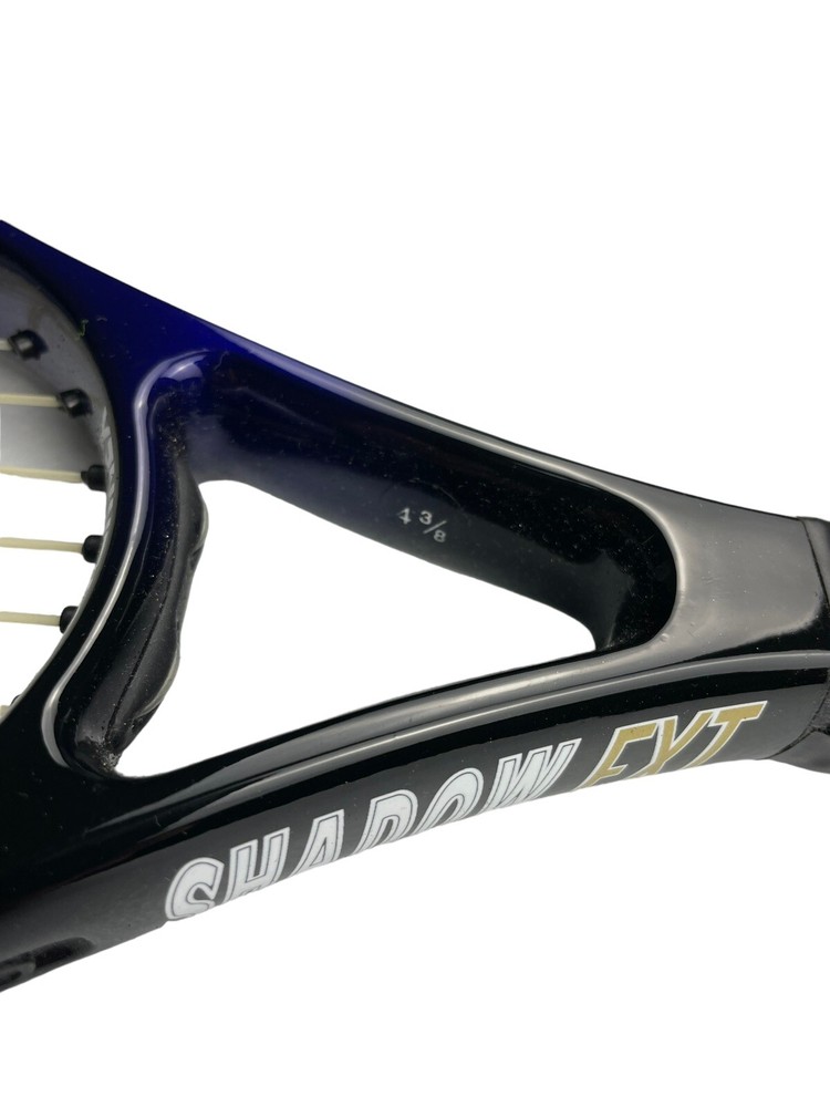 Pro Kennex Shadow Exit Long String Design 117” Tennis Racket & Case Black Purple