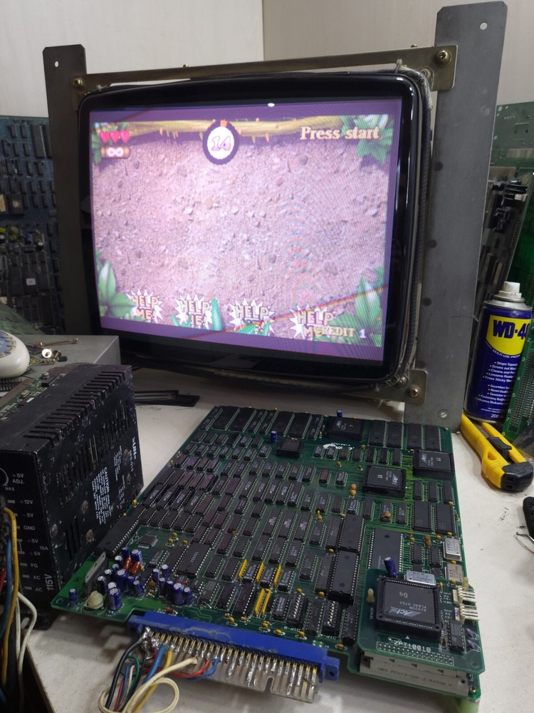 ZERO POİNT ARCADE PCB JAMMA TESTED WORKING
