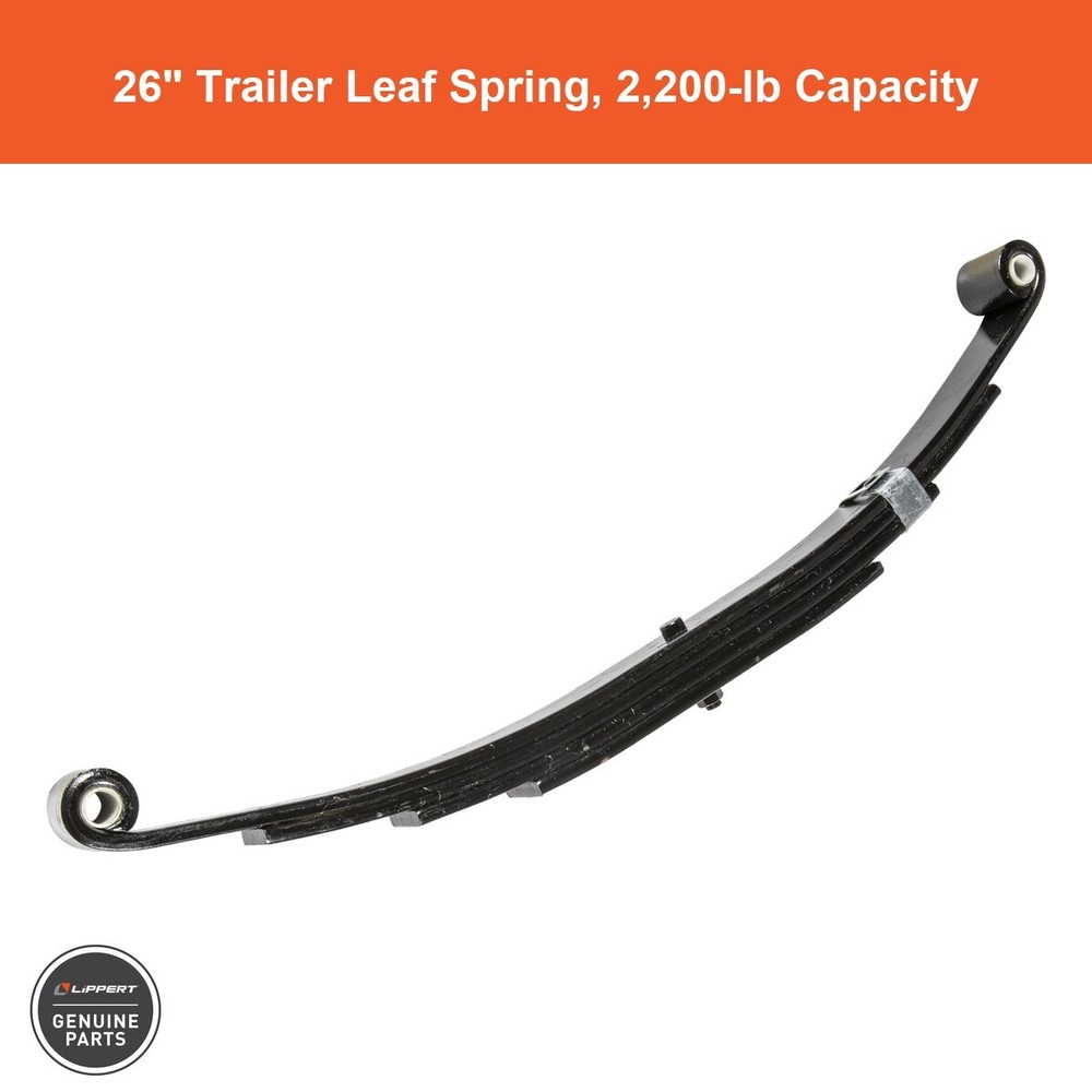 Replacement Trailer Leaf Spring - 26", 2,200-lb. Weight Capacity