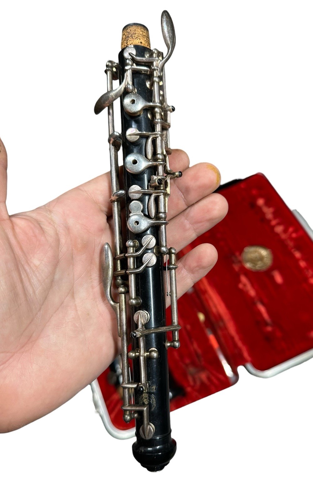 Linton Student Oboe in a case serial #VP34919 Vintage As Is