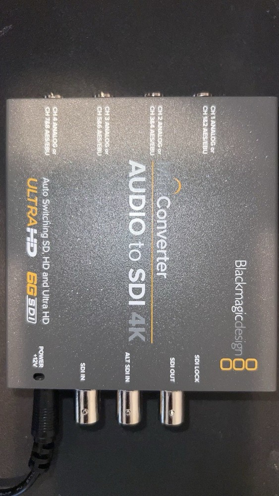 BlackMagic Mini Converter Audio To SDI 4K