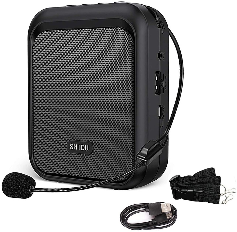 Mini Voice Amplifier Portable Rechargeable Bluetooth Speaker with Wired Micropho