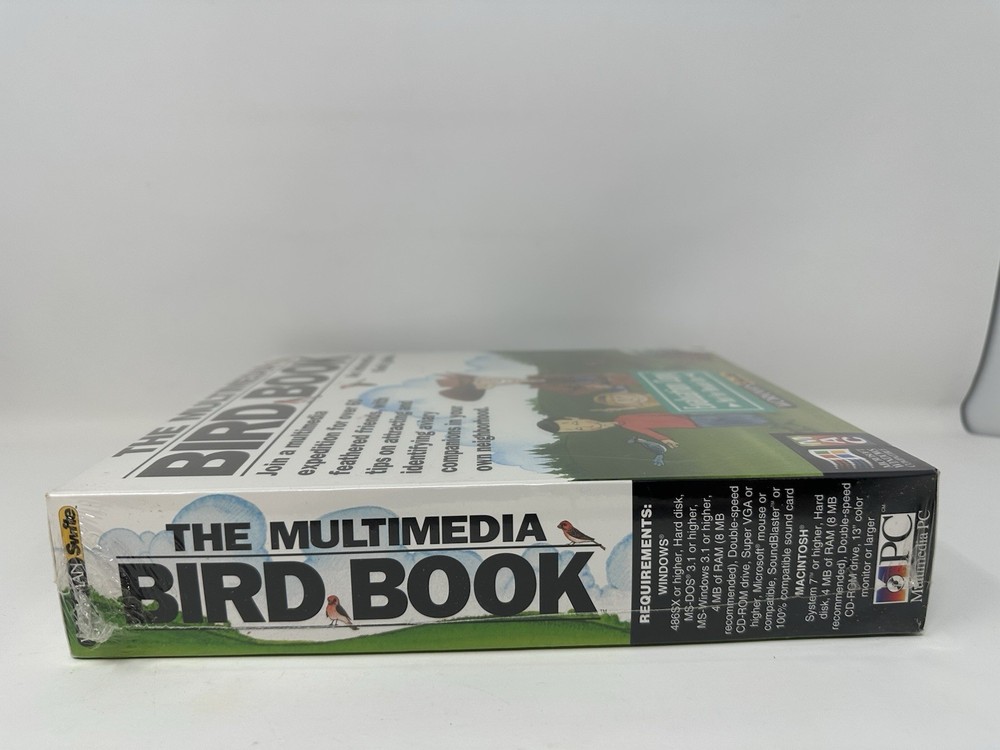 The Multimedia Bird Book CD-ROM Windows Mac NEW Sealed