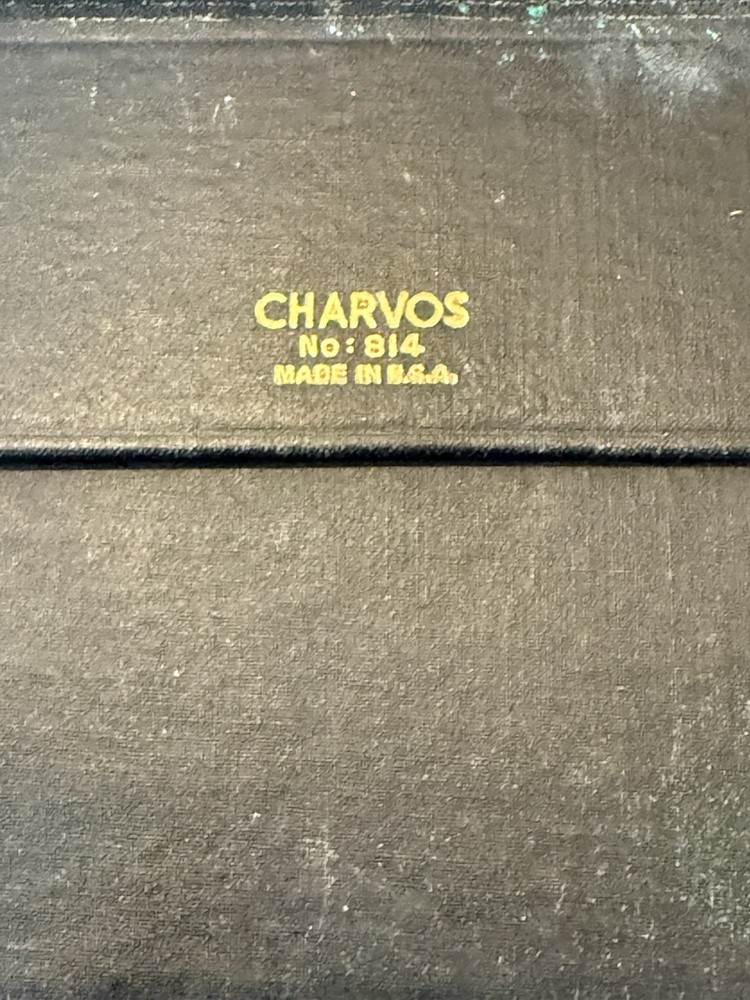 Vintage Charvos No 814 Drafting Compass Set USA w Case