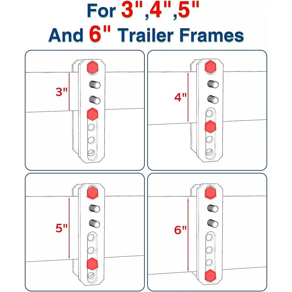 2xTrailer Sway Control Bracket for Equalizer Hitch-Weight Distribution System,😍