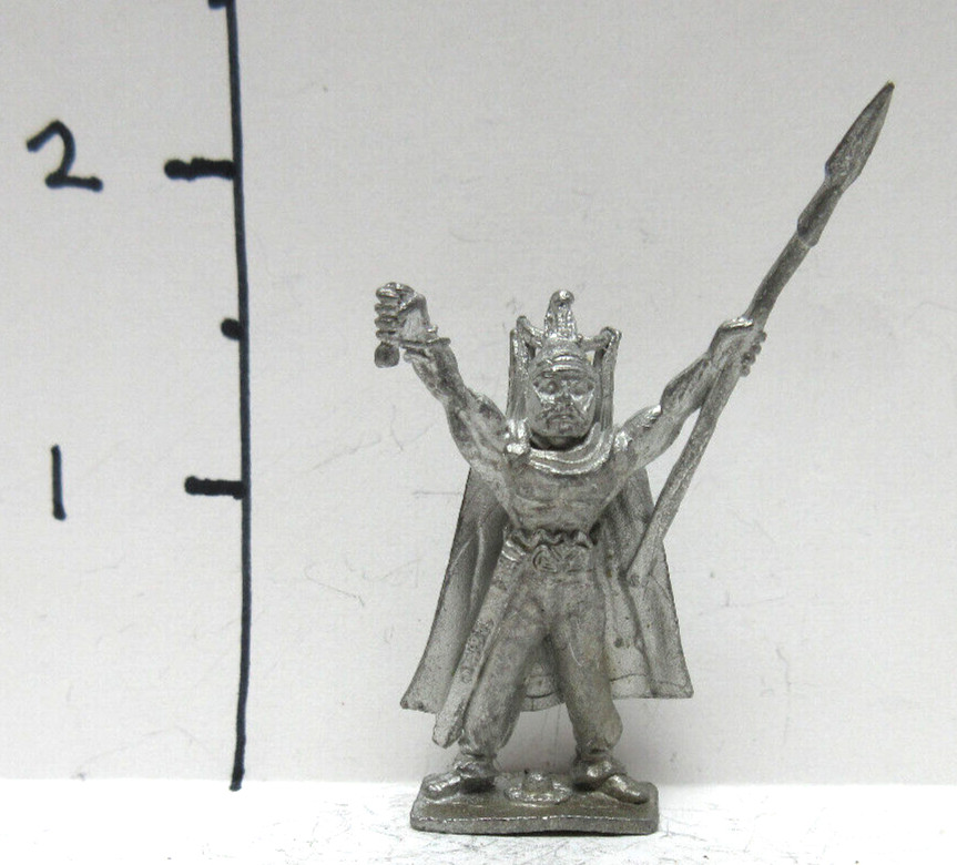 D&D AD&D  - Robed with Spear