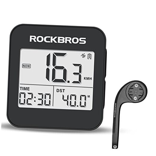 GPS Bike Computer with Mount, Cycling Computer with Automatic Backlight,