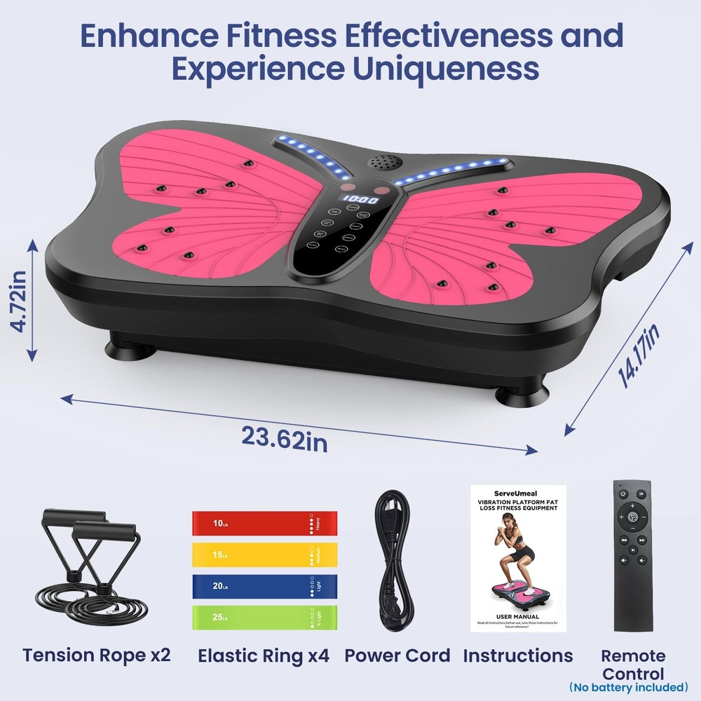 Vibration Plate Exercise Machine for Lymphatic Drainage, Vibration Machine fo...