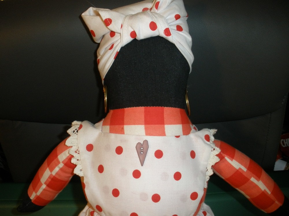 Handmade Rag Doll Door Stop 17" (097)