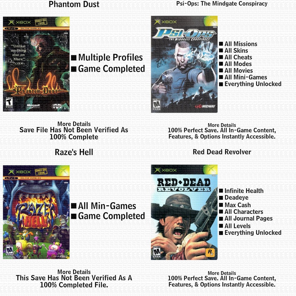 Rogue Trooper XBOX USB Save 100% Unlocked