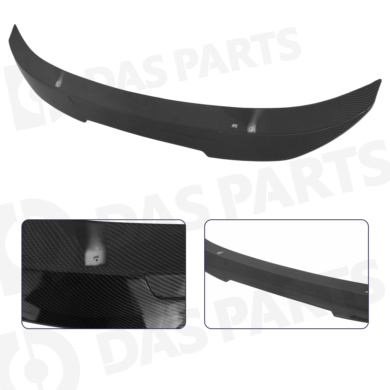 PSM Style For BMW F30 F80 335i 328i Carbon Fiber Rear Trunk Spoiler Wing 2012-18