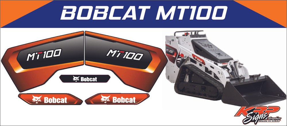 BOBCAT MT100 Vinyl Decal Set