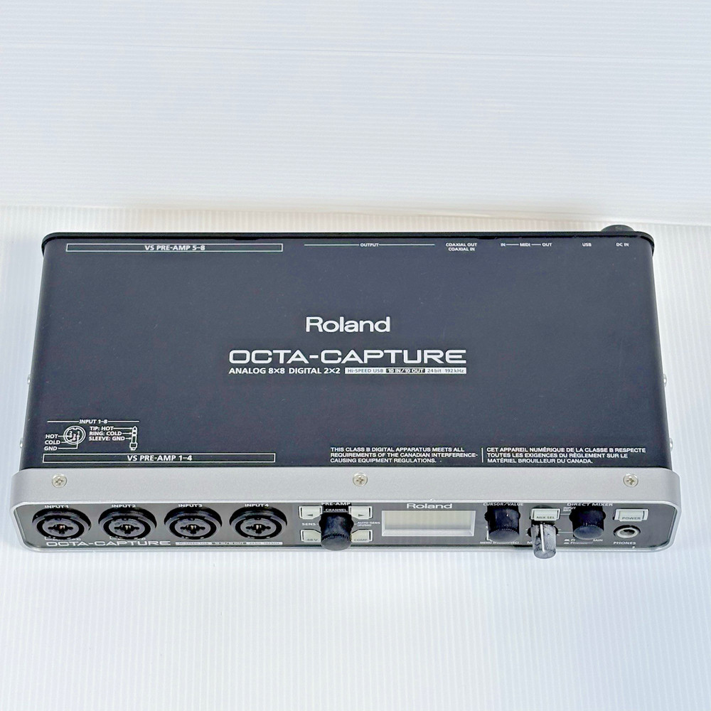 Roland Octa-Capture UA-1010 USB Audio Interface Tested Working Used
