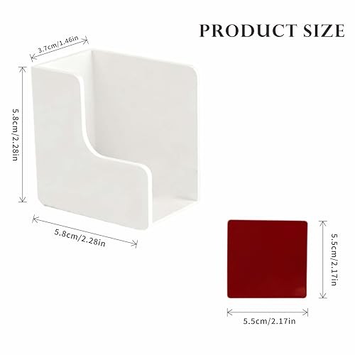 Weight Scale Holder for Wall – Adjustable Storage Bracket for Body Fat & White