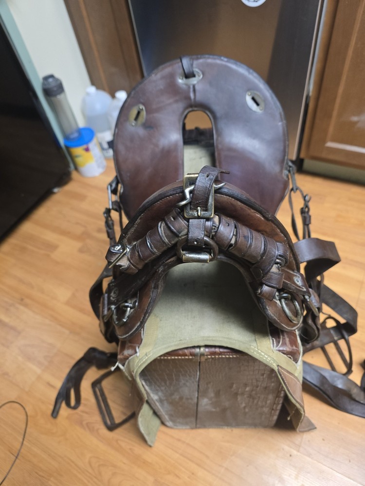 US Cavalry M1904 McClellan Saddle Marked JCH,LEW