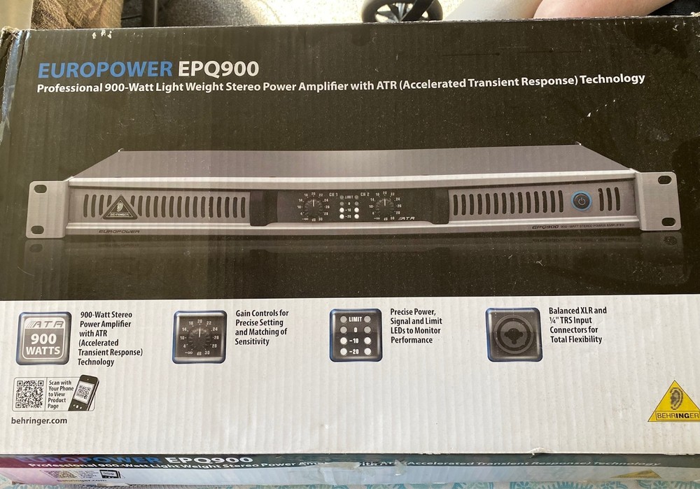 behringer epq 900 amplifier