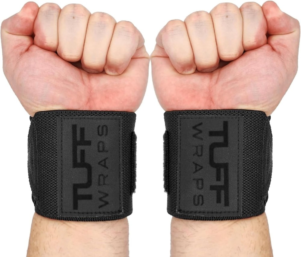 Durable 16" Weightlifting Wrist Wraps with Adjustable Belt Loop System