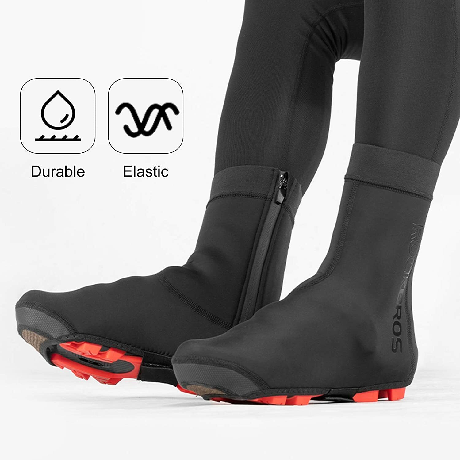 ROCKBROS Bike Shoe Cover Warmer Cycling Shoe Covers Warm Windproof Overshoes