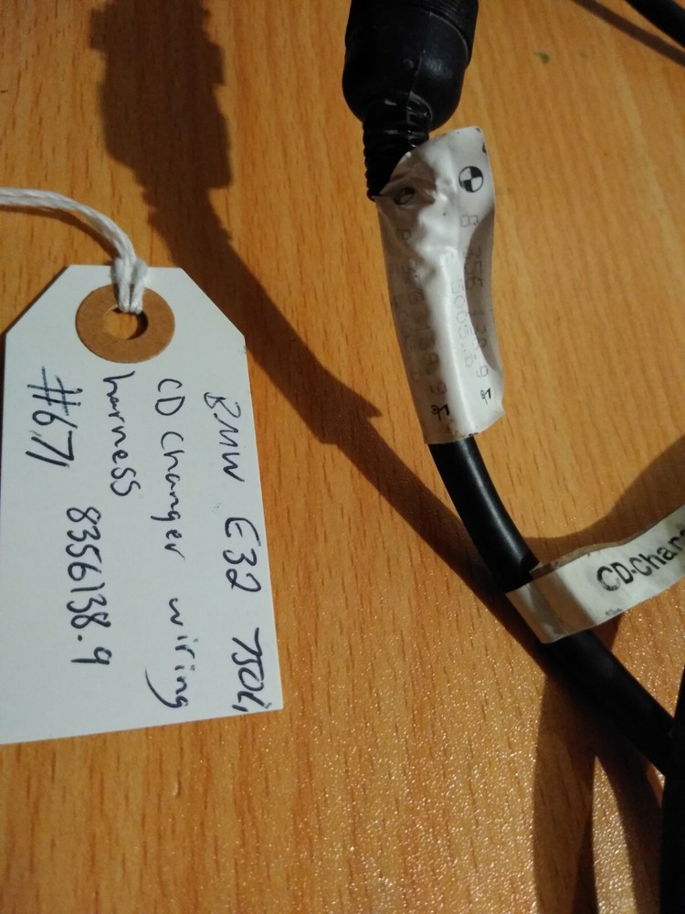 Bmw E32 CD Changer Wiring Harness 8356138.9